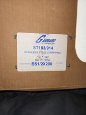 Gerrard Stainless Steel Strapping Stainless Steel 1/2 200ft BS12X200 .020 thick