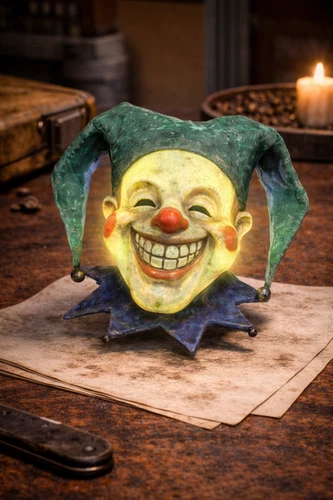 PS4 / PS5 - glowing buffoon mask fallout 76