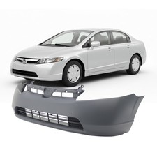 Primed Front Bumper Cover Fascia For 2006 2007 2008 Honda Civic 1.8 Sedan Primed Front Bumper Cover Fascia For 2006 2007 2008 Honda Civic 1.8 Sedan