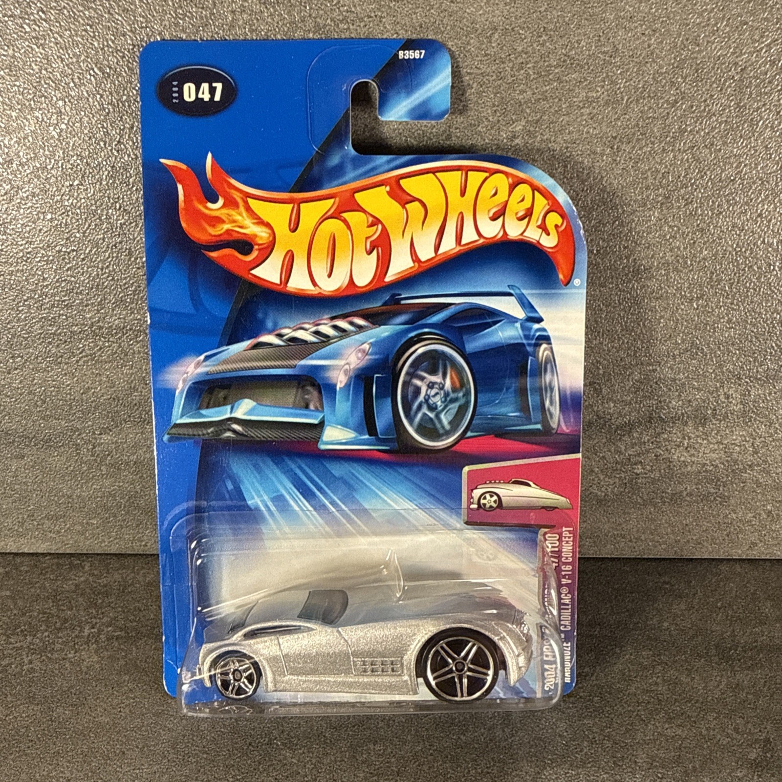 Hot Wheels 2004 First Editions HARDNOZE Cadillac V-16 Concept