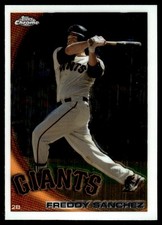 Freddy Sanchez 2010 Topps Chrome #41 Giants MLB READ FREE SHIPPING AutographDen