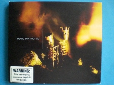 Pearl Jam Riot Act Gatefold 2017 Sony Music CD +Booklet einmalig selten ein CD