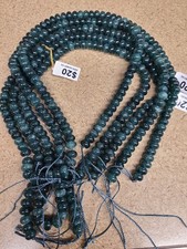 Green Dyed Jade Rondelle Beads Size 5x8mm 5-15.5'' Strands