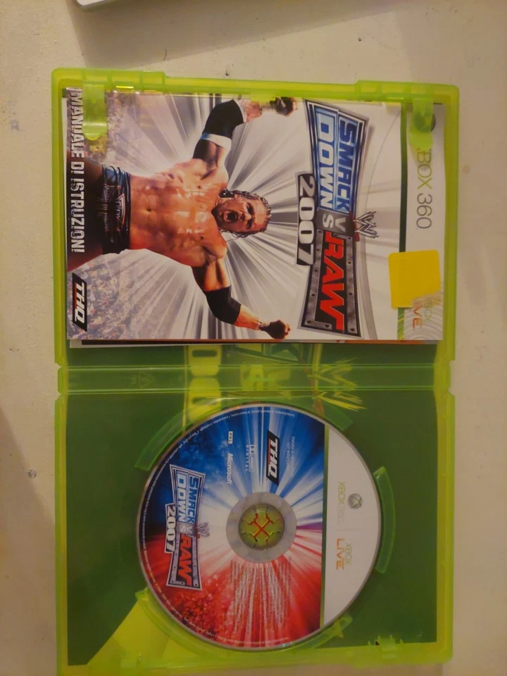 Xbox 360 – SmackDown vs Raw 2007 – PAL ITA – THQ – Manuale incluso - Immagine 3 di 3