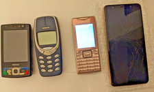 Handy-Konvolut für Bastler: Nokia N95, 3310, Samsung A7, Sony Ericsson Elm J10i2