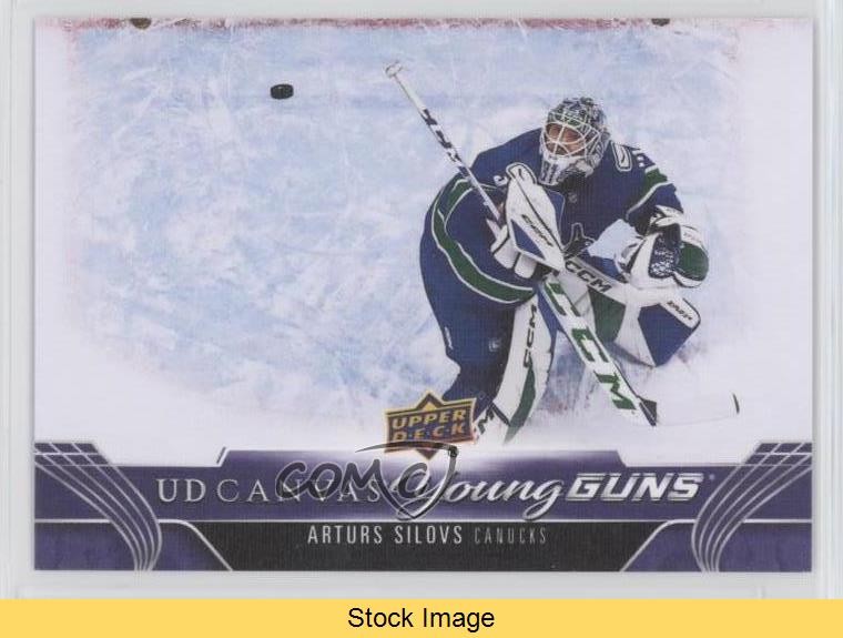 2023 Upper Deck Series 2 UD Canvas Young Guns Arturs Silovs Rookie RC READ 1t1p