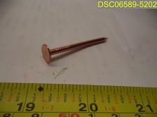 Qty=50 lbs (5,200 nails) 2" Long 10-Ga Copper Smooth #3J2.000G10SM-C50 Clendenin