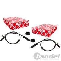 2X ABS-SENSOR Hinten Passend FüR BMW 2 X1 X2 Mini Mini Links+Rechts | 106638