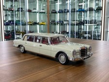 NZG Modelle GmbH Mercedes-Benz 600 Pullman (W100) –White Grey [1/18 Diecast]