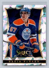 2013 Panini Select Expo #452 David Perron Cracked Ice Edmonton Oilers