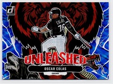 Oscar Colas 2023 Donruss - Unleashed Blue /249 #U11 Chicago White Sox