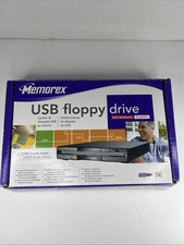 Memorex USB External Floppy Disk Drive 3.5  1.44MB   Tested   With Box