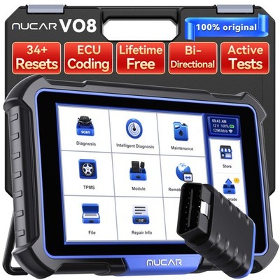 MUCAR VO8 34+ Service Automotive Diagnostic Scanner BT Bidirectional E.CU Coding