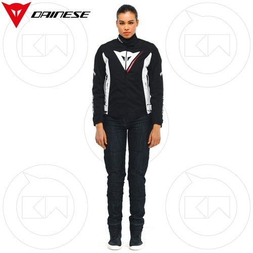 DAINESE GIACCA VELOCE LADY D-DRY DONNA MOTO IMPERMEABILE TERMICO PROTEZIONI NERO - Foto 3 di 18