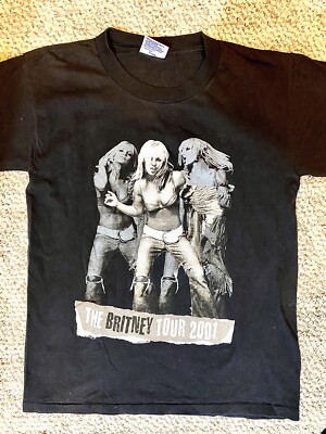 Britney Spears 2001 Britney Spears tour shirt
