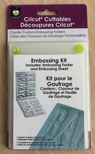 RETIRED Cricut Cuttables EMBOSSING KIT - Create Your Own Custom Embossing Folder