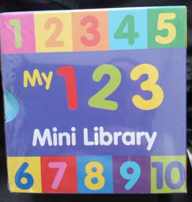 My 123 Mini Library - 6 books, New