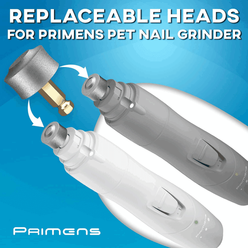 Professional Dog Nail Grinder Replacement Head (Pack of 3 Bits) Diamond Tip - Picture 2 of 7