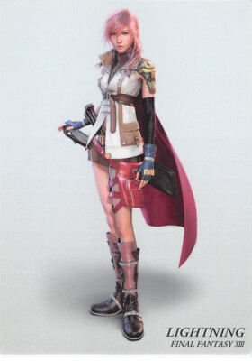 FF13 アートミュージアム カード まとめ売り ライトニング 等 Final Fantasy Art Museum Kai Trading Card #003 Lightning (Final