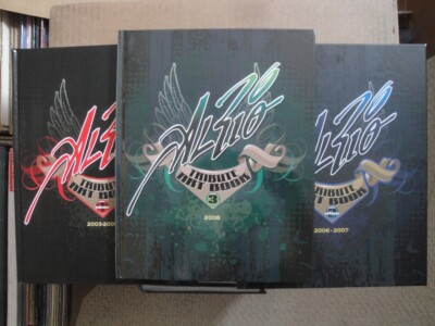 Al Rio Tribute Art Book Volume 1, 2 and 3, 80-Page Hardcover Art Books, Artist