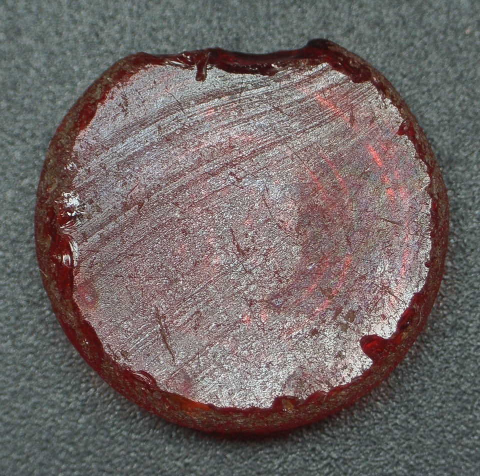 Lucas King Of The Road glass sign . Found in the River Thames in London