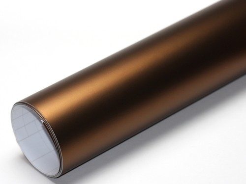 10,75€/m² Autofolie Braun Chrom Matt Metallic 3m x152cm m Luftkanäle X309