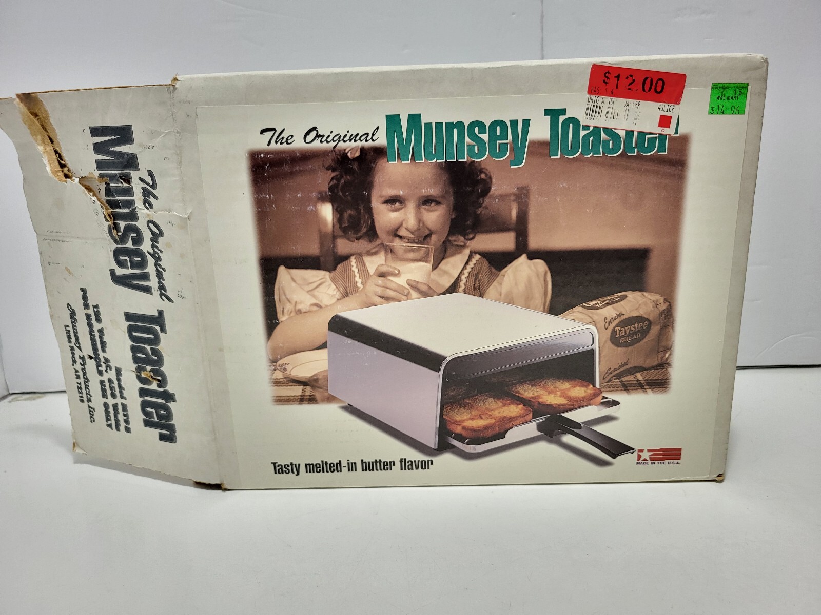 The Original Munsey Toaster Model MT95 Brand New In Original Box Opened