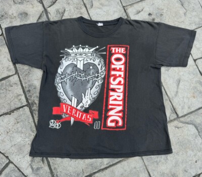 Vintage 90s 00s The Offspring Veritas Music Band T-Shirt Size