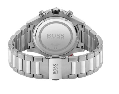 HUGO BOSS Globetrotter HB1513823 Silver Strap Blue Dial Tone  display picture 1