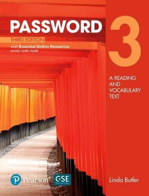 PASSWORD 3 WITH ESSENTIAL ONLINE RESOURCES (3RD EDITION) By Linda Butler *Mint*