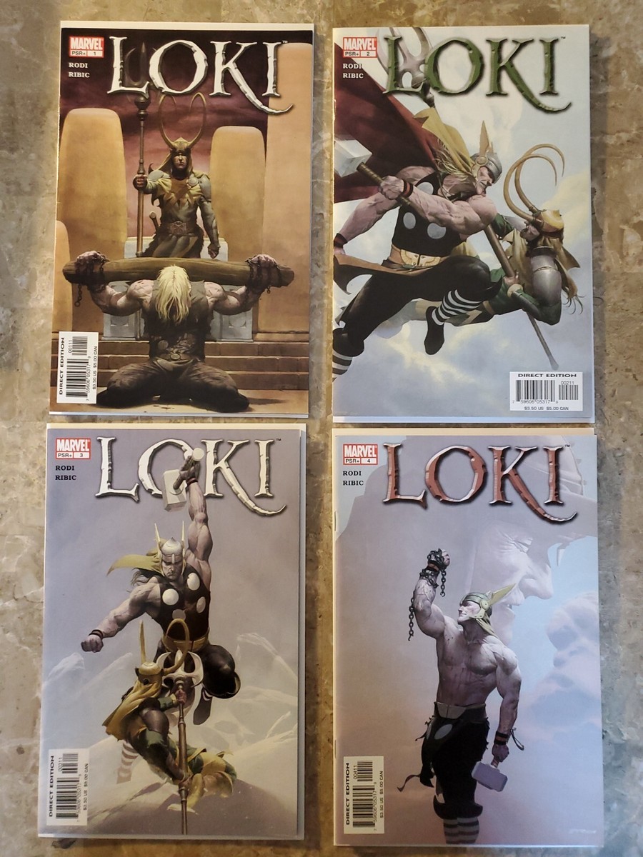 Loki 1 st Series Marvel Comics complete set 1 2 3 4 - VF+ to NM