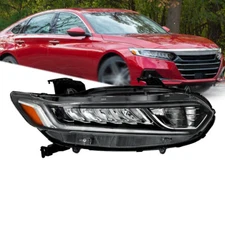 Headlight Assembly For Honda Accord 2018-2021 Headlamp Passenger/Right Side LED