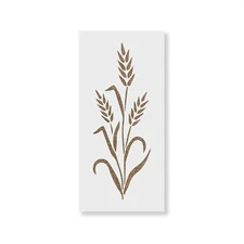 Wheat Stencil - Durable & Reusable Mylar Stencils