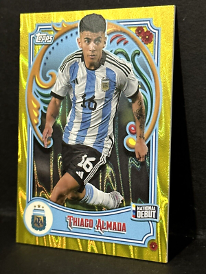2023 Topps Argentina Fileteado National Team RC Thiago Almada