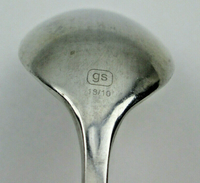 Cucharadita Alto de acero inoxidable de 7" por Gourment Settings cubiertos GS SEMINUEVA  Foto 2 de 3