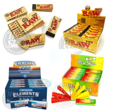 Rolling Tips aussuchen Rolling Booklets Raw Tips Element Tips Wise Skies 