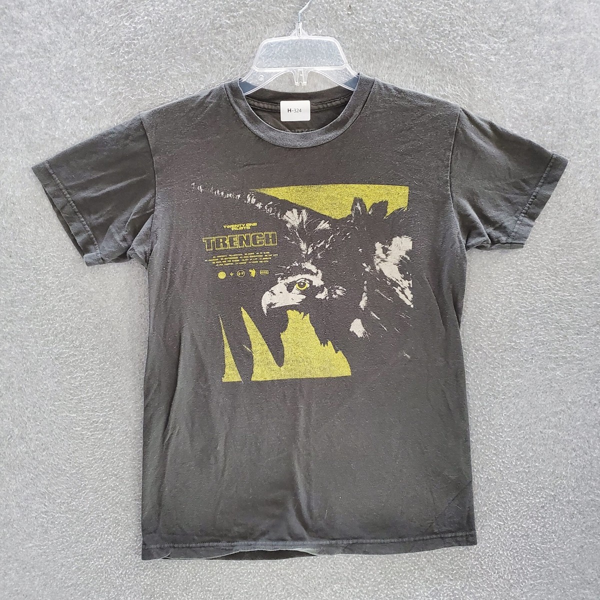 Twenty One Pilots Men T-Shirt Small Gray Trench Album Cover Band