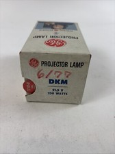 Vintage NOS, GE Dkm Projector Lamp 21.5 Volts 250 Watts