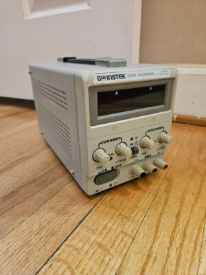 GW INSTEK GPS-3030DD 0-30V 0-3A LABORATORY 90W DC POWER SUPPLY TEST MEASUREMENT