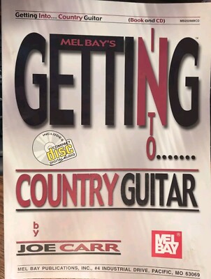 INTO COUNTRY GUITAR von JOE CARR - (mit CD) - TAB + AKKORDE - MEL BAY -G/C