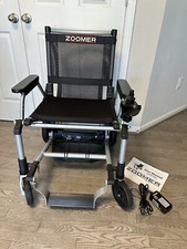 ZOOMER Motorized Mobility Foldable Power Wheelchair Gently Used