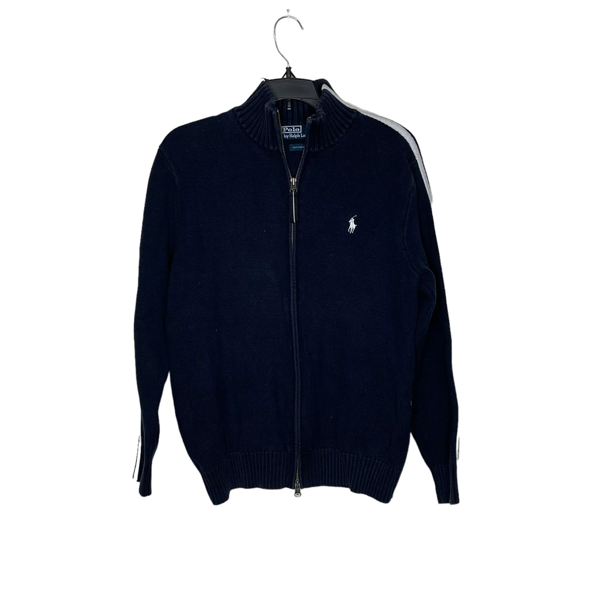 Polo full zip sweater clearance