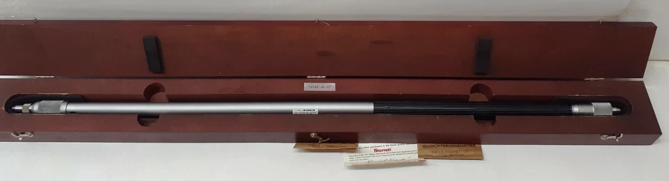 STARRETT LONG RANGE TUBULAR INSIDE MICROMETER, 121AZ, 32-57" - Image 3 of 4