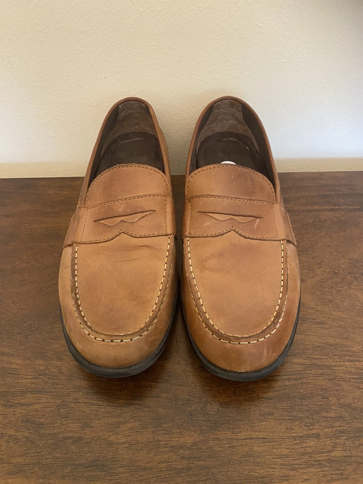 ADIDAS Mocassino classico da uomo in pelle penny taglia 10 5 A21