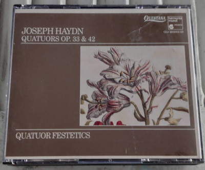 Haydn - Quartets Op. 33&42 Festetics Quartet HM 2CD Sonopress 1991 No IFPI NM