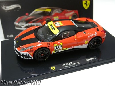 2024年のクリスマスの特別な衣装 FERRARI 1/43 HOTWHEELS 2011 LM RACING KESSEL CHALLENGE 458 その他