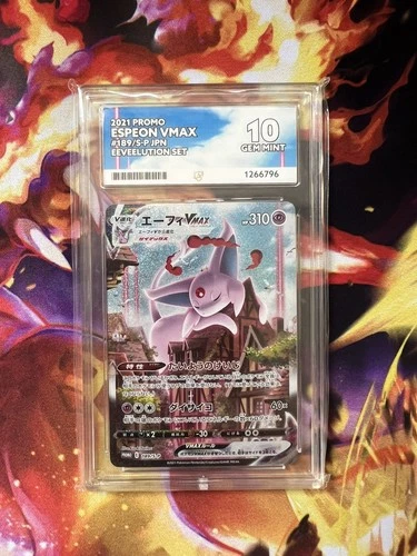 ACE 10 Espeon VMAX 189/S-P Promo PERFECT SUBS Eevee Heroes Alt Art Pokemon TCG