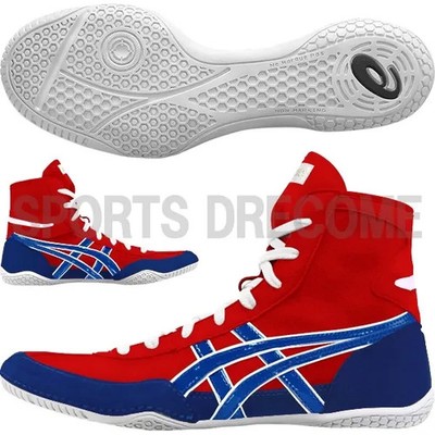 ASICS EX-EO Ringer Boxschuhe 1083A001 TWR900 Neues Modell Rot Blau Weiß