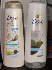 Dove Ultra Care Coconut & Hydration Shampoo & Conditioner Dry Hair 12 Fl oz Set