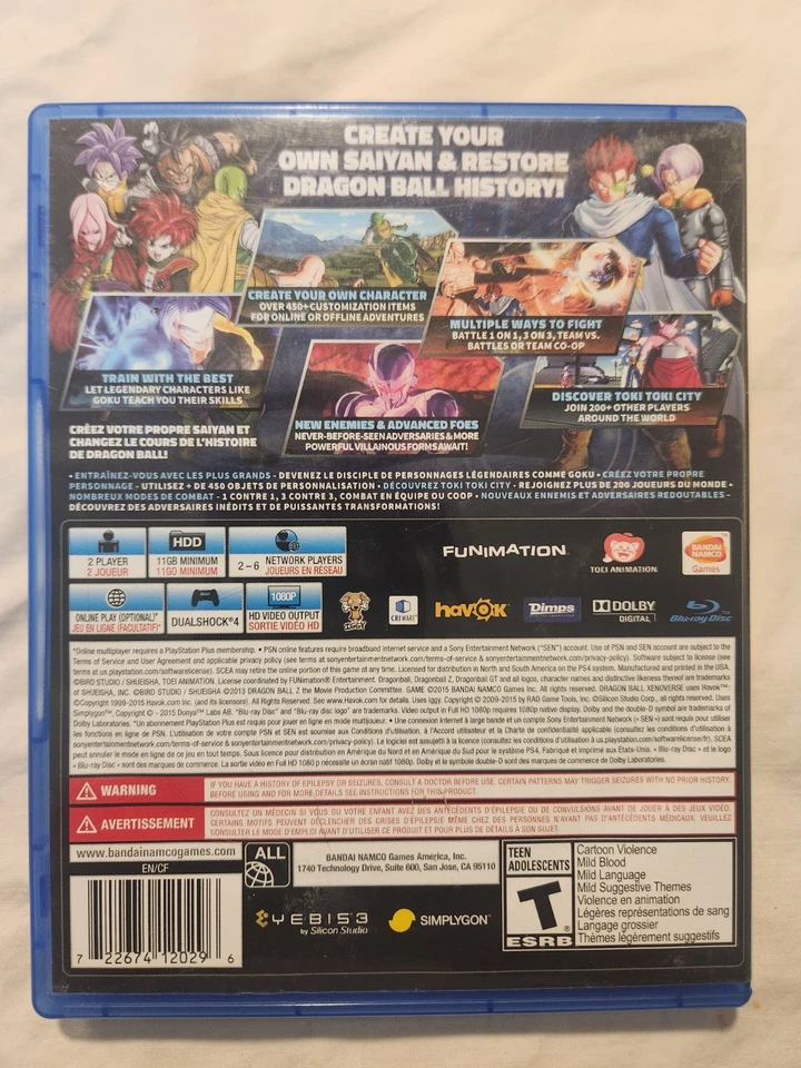 Dragonball Xenoverse Sony PlayStation 4 probado Foto 2 de 4